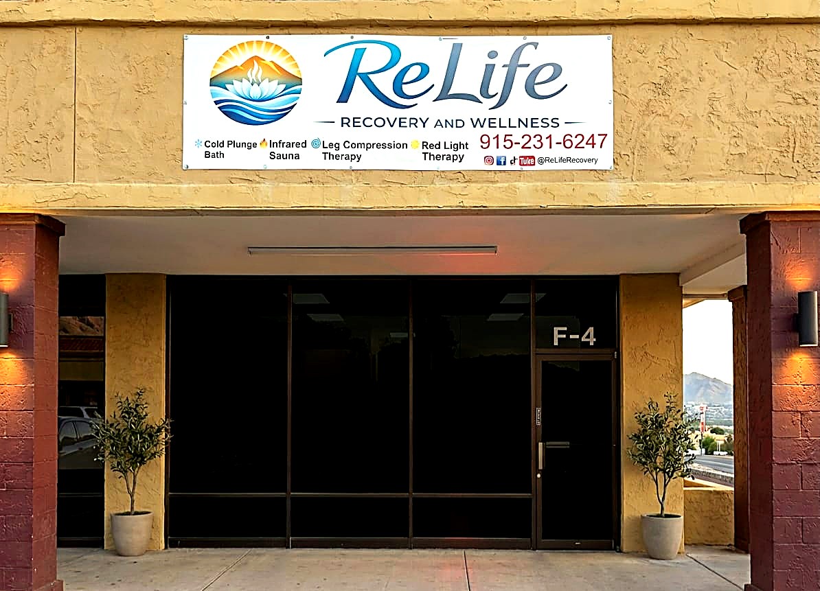 ReLife Recovery and Wellness storefront in El Paso, Texas